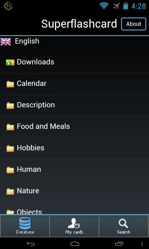 English Flashcards