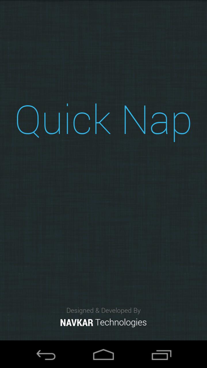 Quick Nap