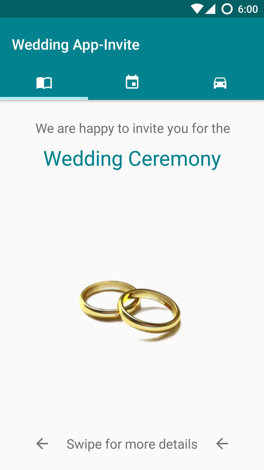 Wedding App-Invite