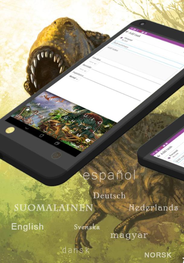 GO Keyboard Jurassic Dinosaurs