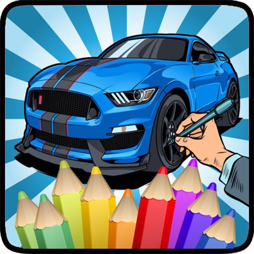 Coloring American Cars Cool