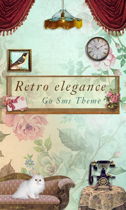 GO SMS RETRO ELEGANCE THEME