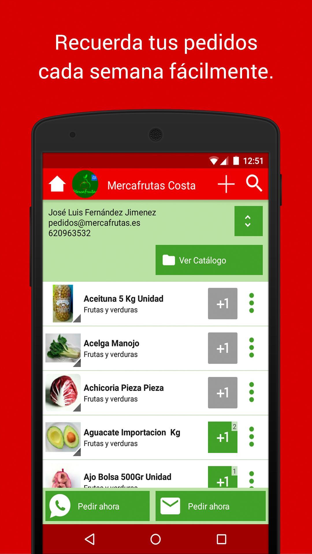 Shopping List for Restaurants