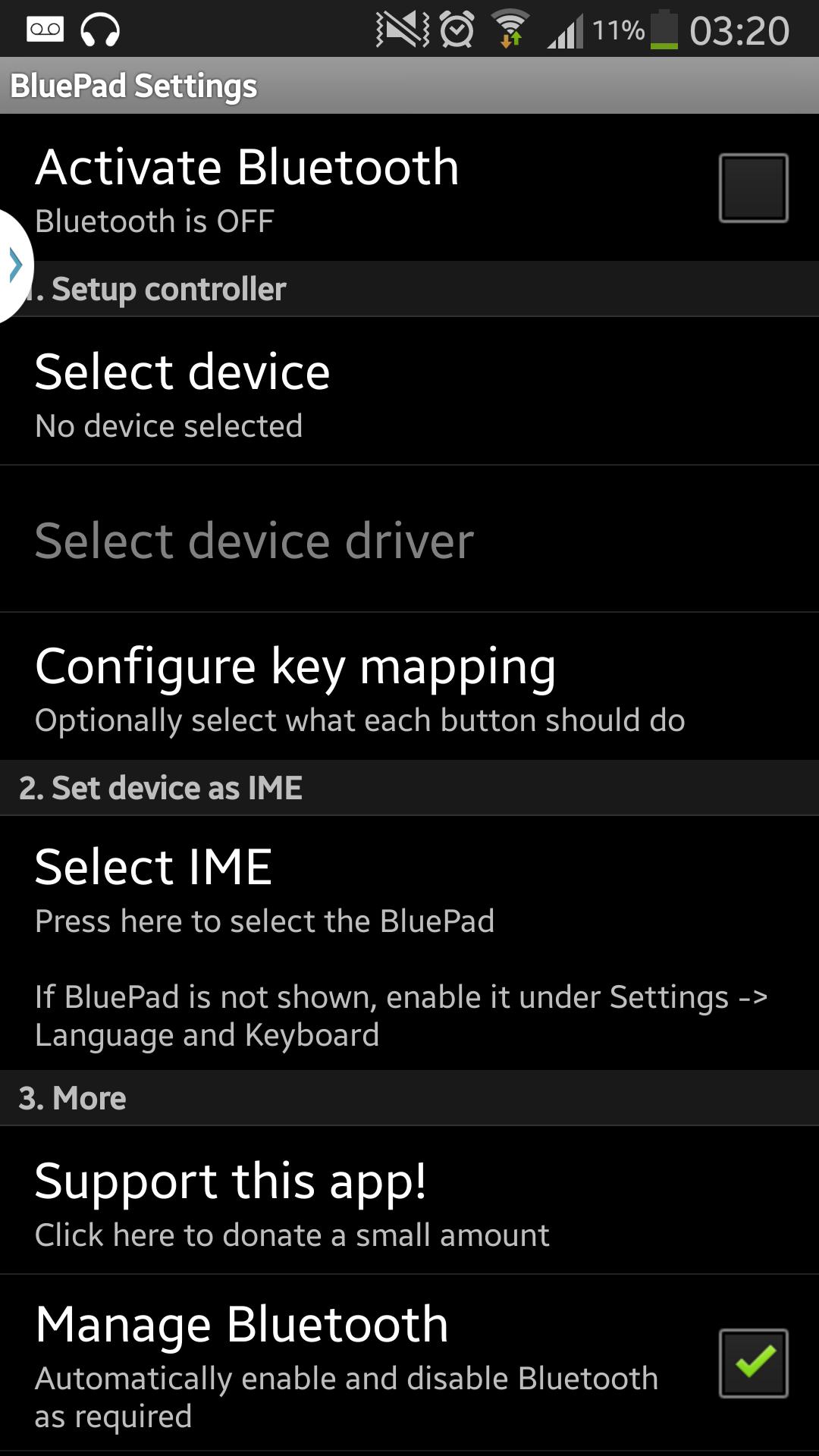 BluePad - Bluetooth IME