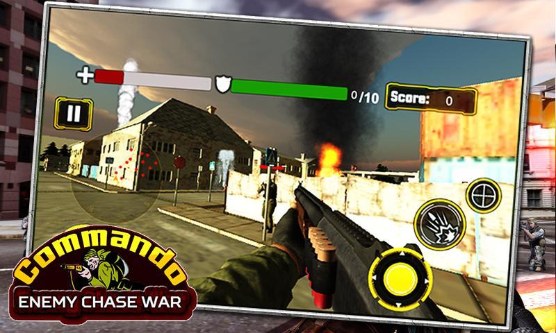 Commando Enemy Chase War