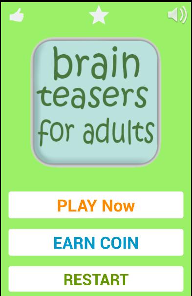 Brain Teasers For Adults