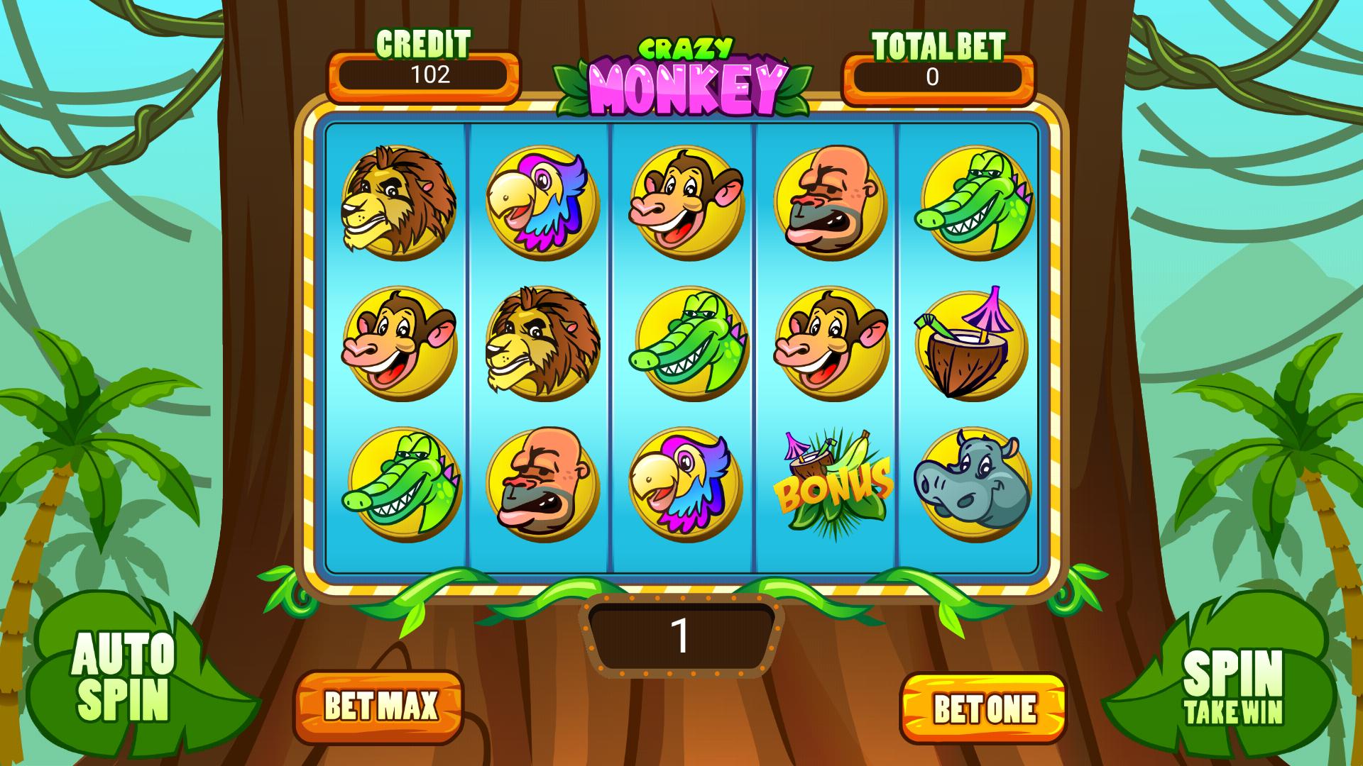 Crazy Mokey Slot Machine