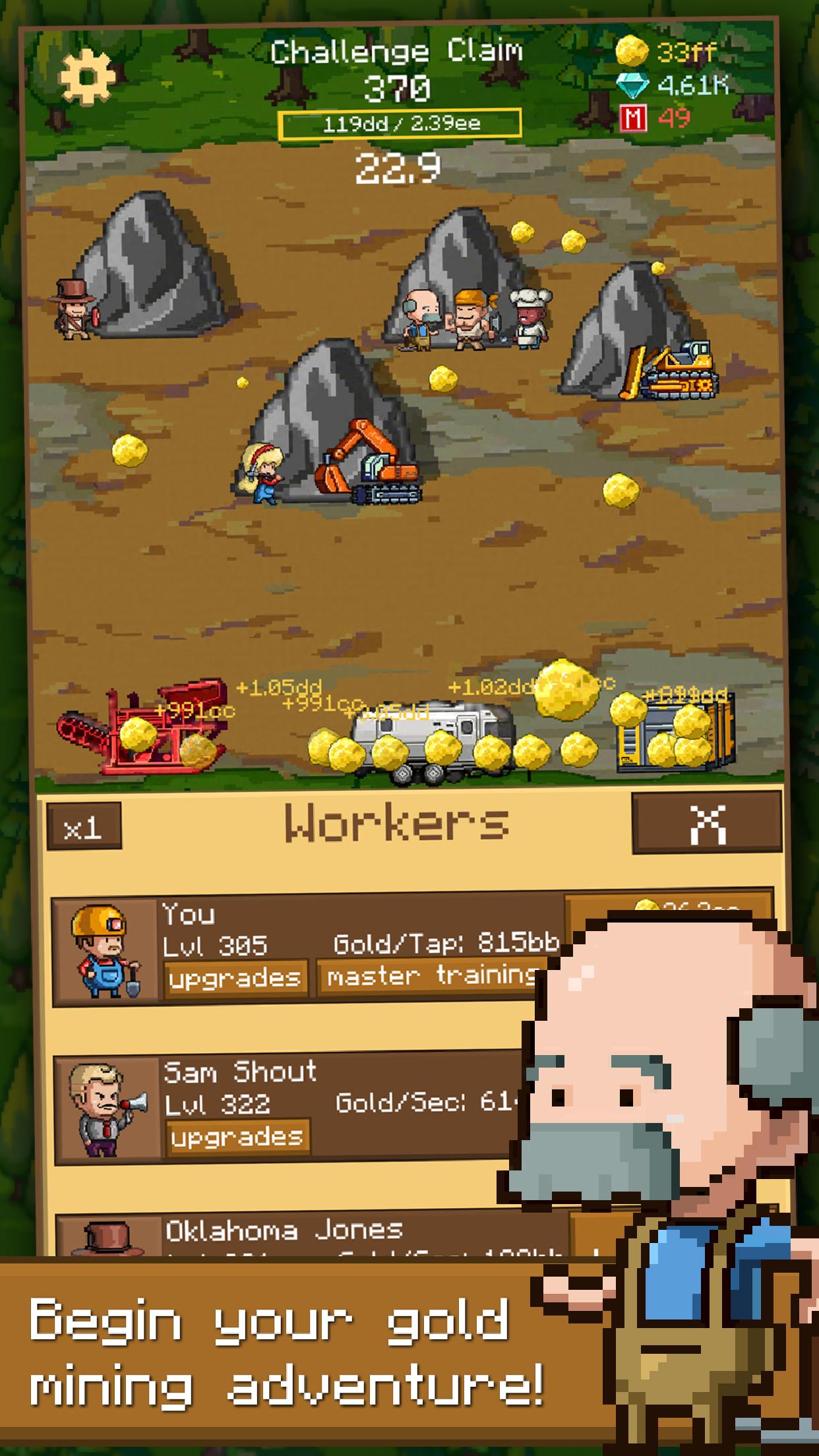 Goldcraft: Idle Games