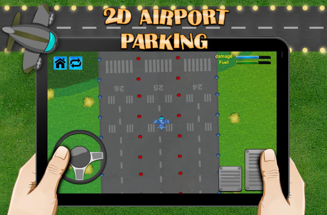 2D Airport Airplanes Parking