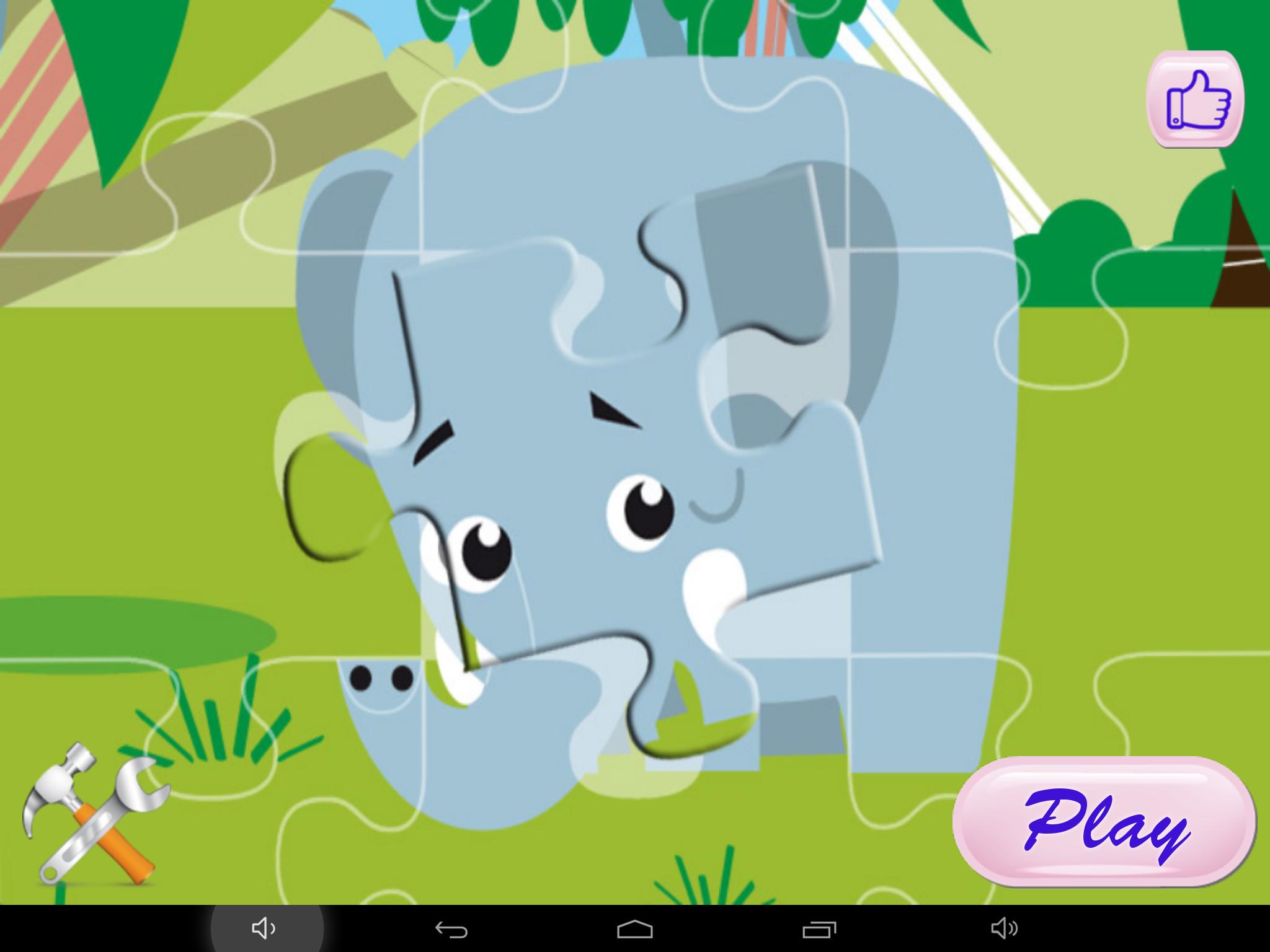 Animal Puzzles with sounds