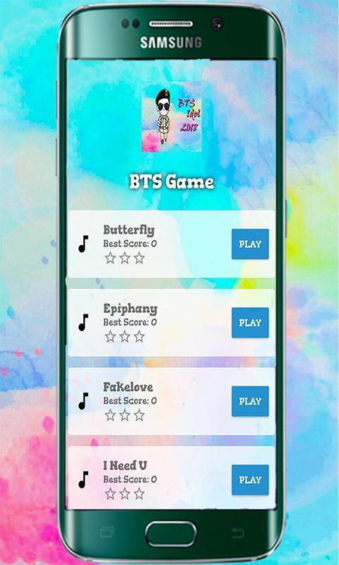 BTS Idol Piano Tiles 2018