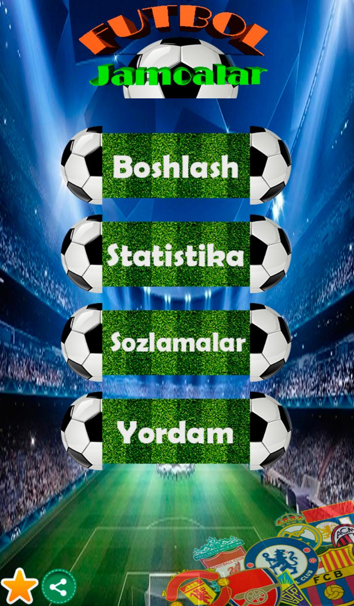 Futbol jamoalarini toping