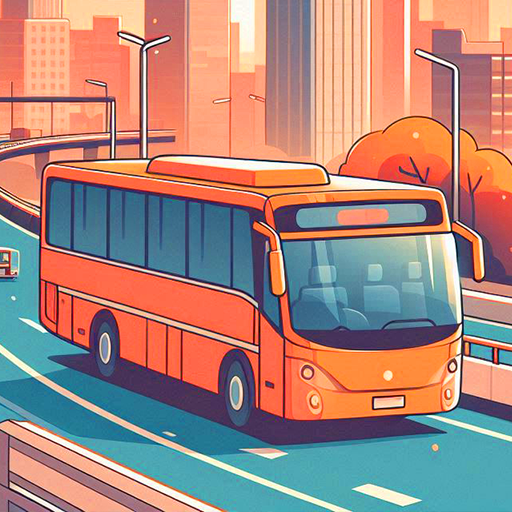 Orange Bus Parking Game